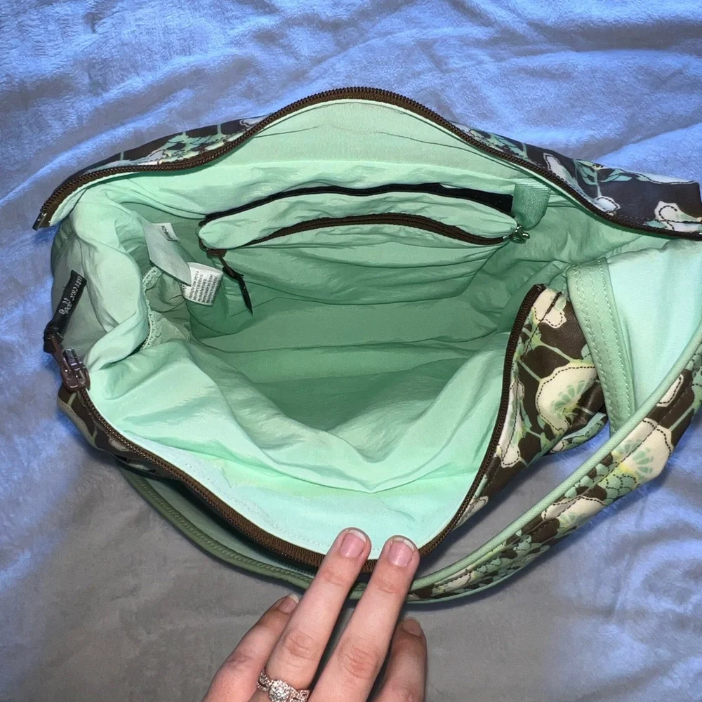 Petunia Pickle Bottom Crossbody Diaper Bag with Built In Changing Pad